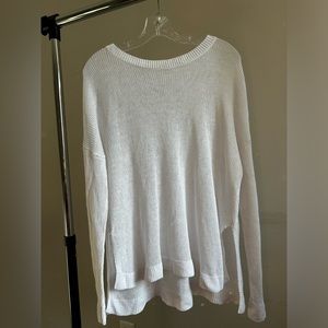EILEEN FISHER Organic Linen Sweater. Size M